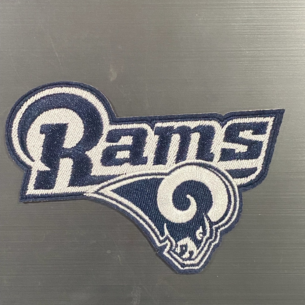 Vintage Throwback LA Rams Patch. Approx size 4 x 2 inches